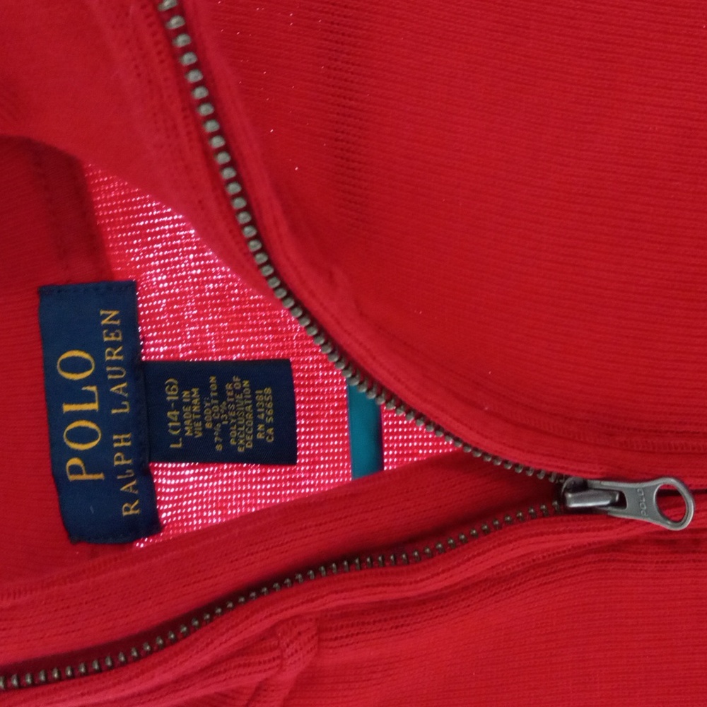 Polo by Ralph Lauren Red Pullover Top - Picture 2 of 5